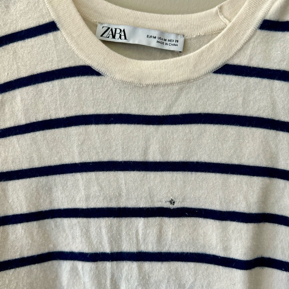 Last Chance Sale! Low Prices 💥 Zara Striped Sleeveless Tank Top - Picture 3 of 3
